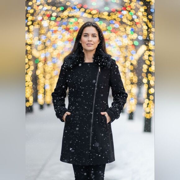 WHBM black coat XS - Picture 1 of 12